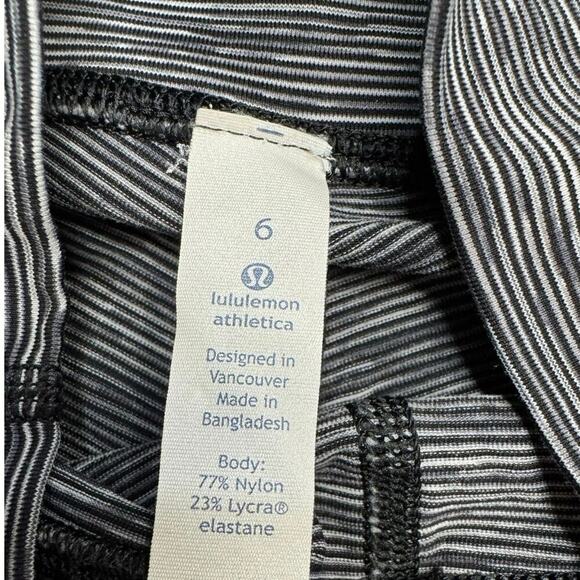 Lululemon Wunder Under Crop (Hi-Rise) (Full-On Luon 21") Gray Size 6 - Picture 8 of 13